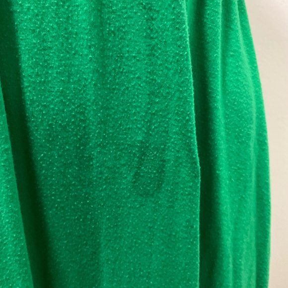 Vintage Route 66 women’s Vibrant Green Maxi Dress with white lace size M - Picture 3 of 6